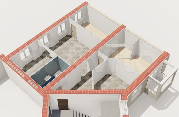 Доля в 4-к. квартире, 99,7 м², 3/5 эт.