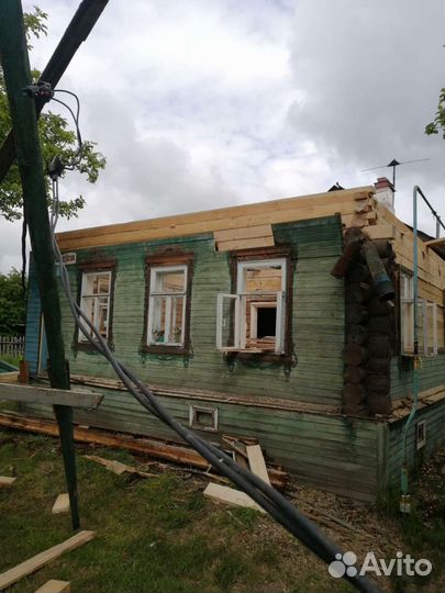 Подъем дома замена венцов