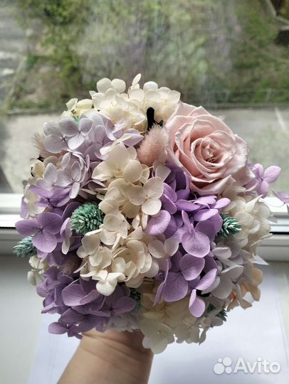 Букет из стабилизированных цветов