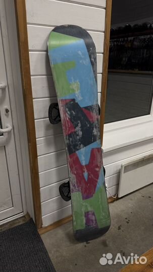 Комплект сноуборд,крепления и ботинки