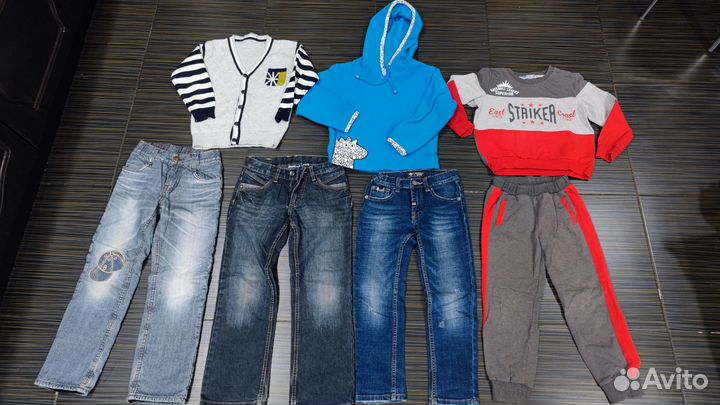 Вещи пакетом на мальчика 116-122