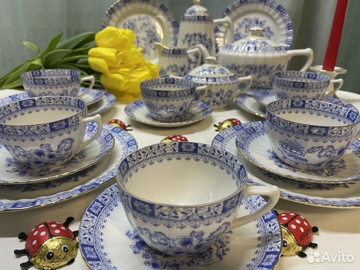 Старинный фарфор Зельтман Вайден дизайн China blau