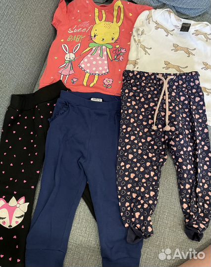 Вещи пакетом для девочки 80-86