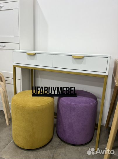 Пуфы из велюра круглые в наличии и на заказ