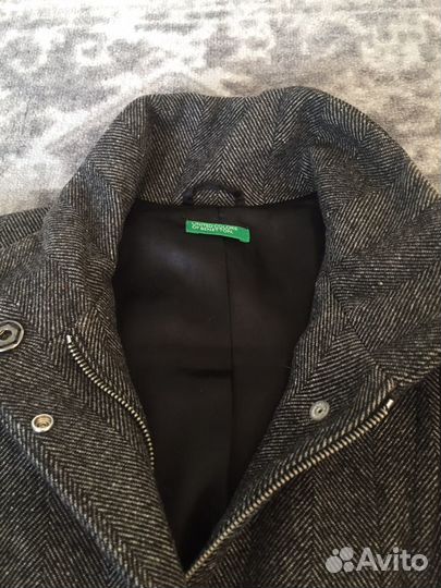 Пальто шерстяное Benetton
