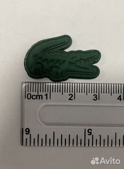 Нашивка Lacoste силиконовая