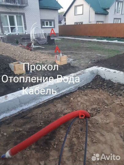 Прокол Водопровода- Канализации Горезонт-Бур