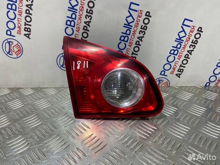 Фонарь левый Nissan Qashqai J10
