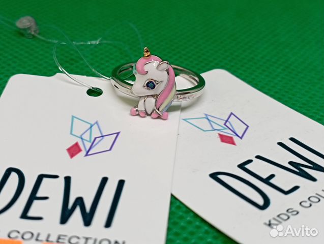 Кольцо серебро 925-Единорог-15 р-1,70 гр/арт 76904