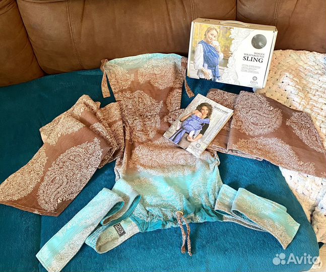 Май слинг шарфовый с рождения diva essenza