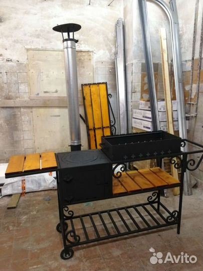 Мангал Печь Казан., Реальная Цена