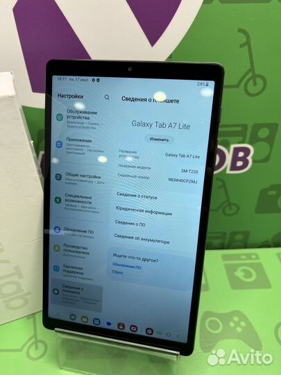 Планшет Samsung Tab A 7 Lite. Новый