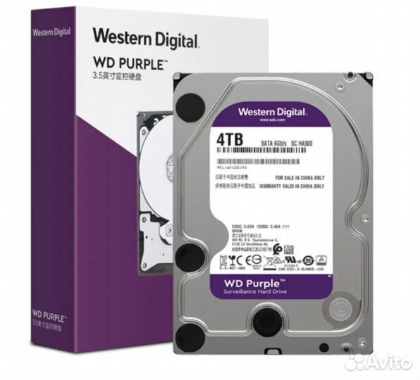 HDD 4 TB Western Digital Purple 3.5