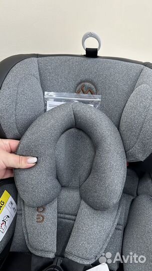 Автокресло Luxmom 299 0-1-2-3 Isofix серый