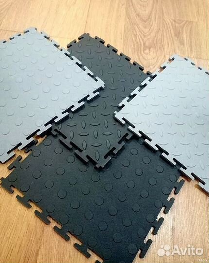 Пвх плитка для гаража