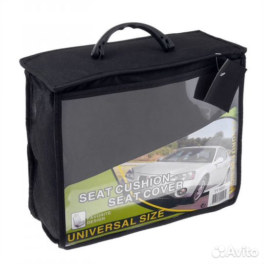 Универсальные автомобильные чехлы черные комплект