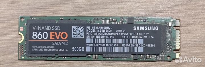 Samsung EVO 860 500Gb (2.5