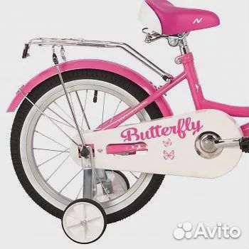 Детский велосипед Novatrack Butterfly 16