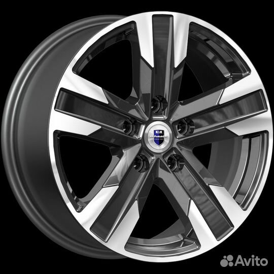 Диск K&K Висмут Алмаз Черный 7*16/5*105 d56,6 ет38