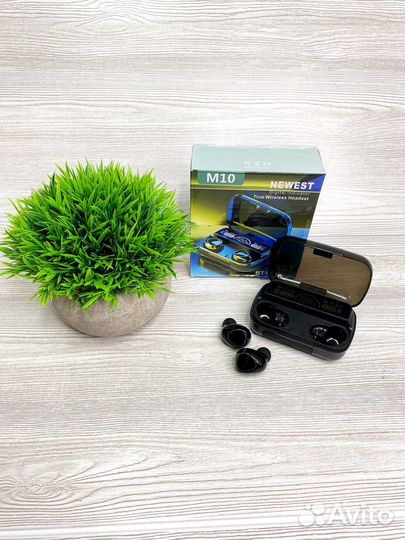 Беспроводные наушники с LED экраном