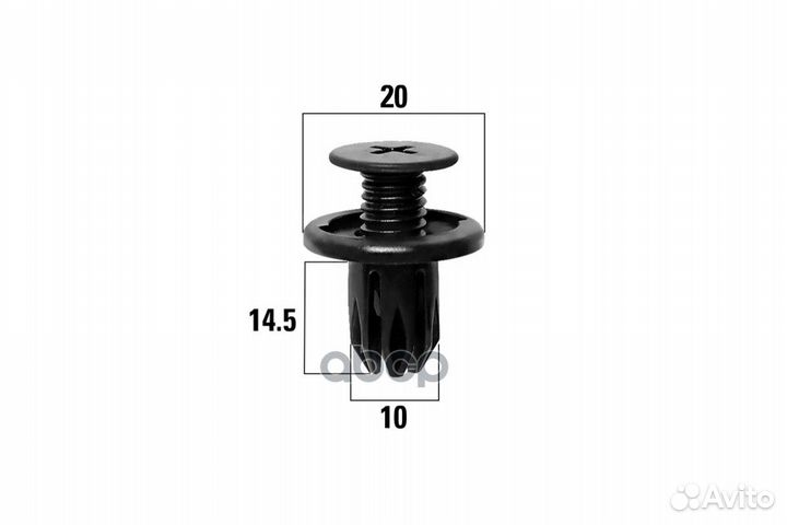 Клипсы автомобильные Honda Accord/Daewoo Matiz