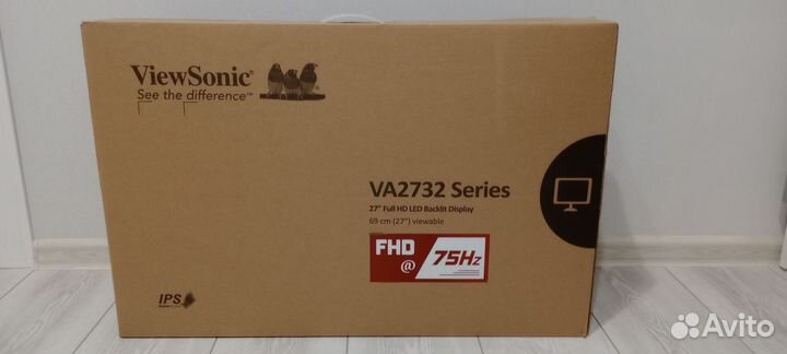 Новые мониторы ViewSonic va2732, ips, 27 дюйма