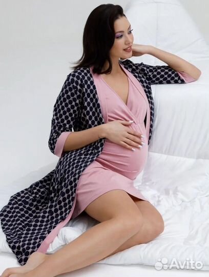 Халат и сорочка для беременных 48