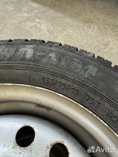 Зимние колеса на matiz