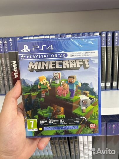 Minecraft ps4 диск новый