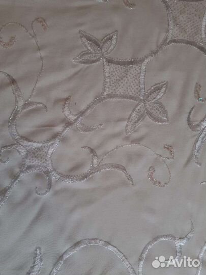 Свадебный Платок с бахромой