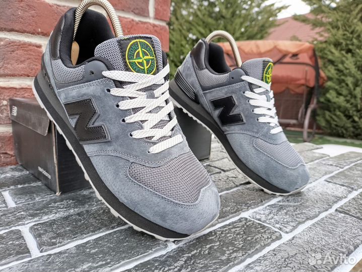Кроссовки New balance 574 натуральная кожа
