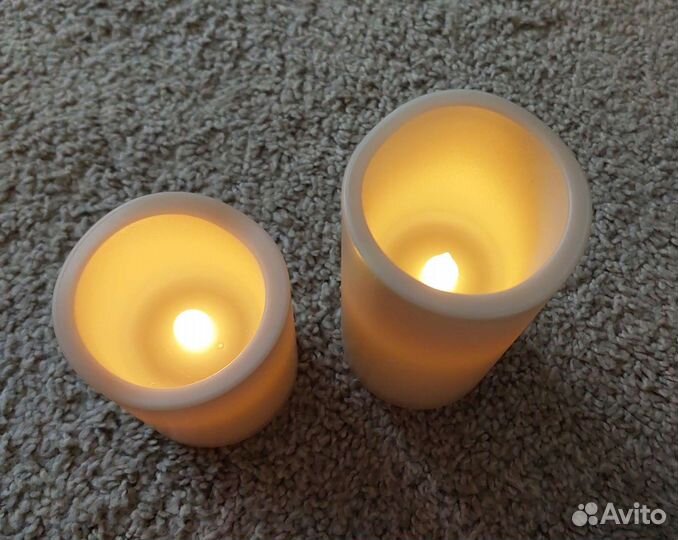 Светодиодные свечи IKEA, 2 шт