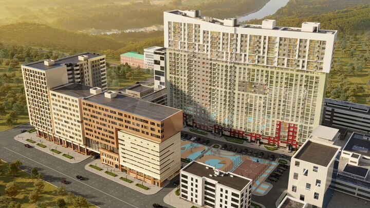 Апартаменты-студия, 26,2 м², 3/16 эт.