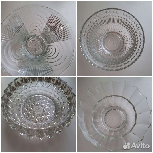 Розетки,ваза,конфетница СССР и др.посуда
