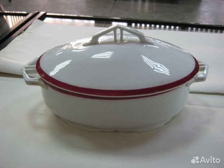 Супница старинная Кузнецов фарфор