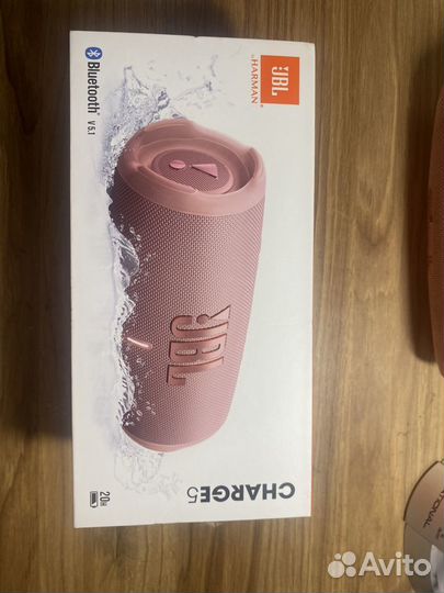 Колонка jbl charge 5 бу розовая