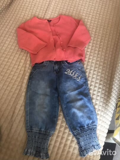 Вещи пакетом на девочку 92 98