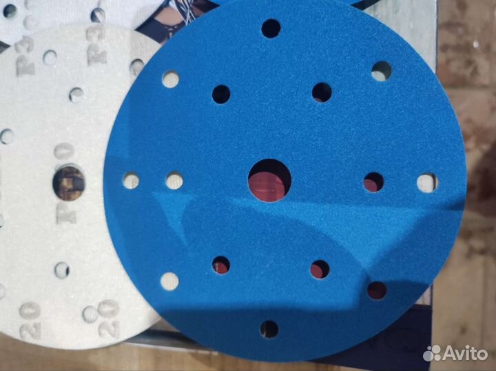 Абразивный круг 150мм, 15 отверстий