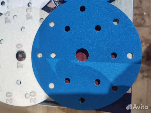 Абразивный круг 150мм, 15 отверстий