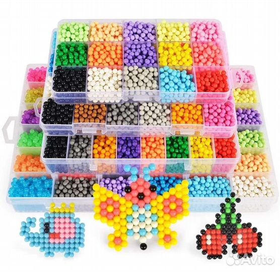Аквамозаика аналог аквабитс aquabeads 9600 шт