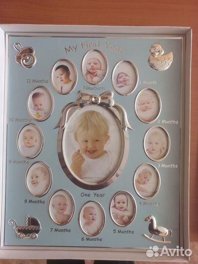 Фоторамка детская 12 месяцев
