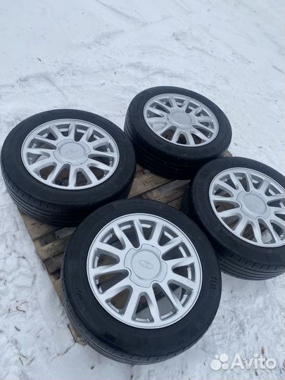 Колеса LADA Granta R15 на continental 195/55