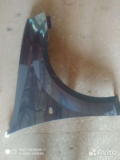 Крылья Рено Логан 10-14 г.в. цвет голубой