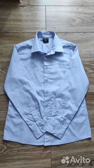 Рубашка мужская голубая 122 размер