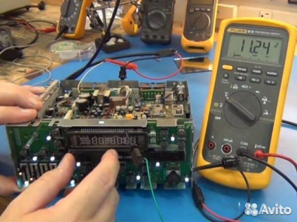 Ремонт автомагнитол, усилителей