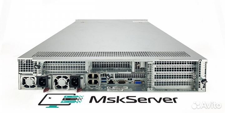 Сервер Supermicro 6028U-TR4 2x E5-2696v4 16Gb