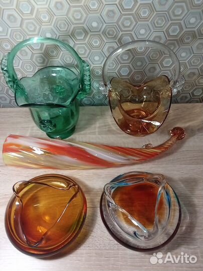 Цветное стекло СССР