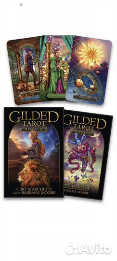 Gilded tarot royale book deck