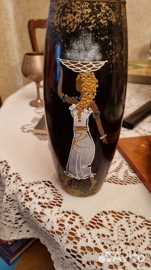 Ваза для цветов стекло СССР