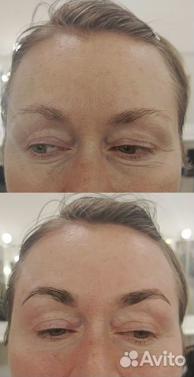 Модель на брови